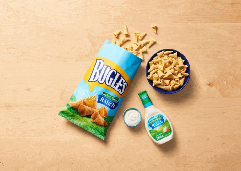 Bugles Ranch Flavor Crunchy Corn Chips Bugles